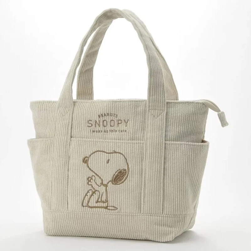 Snoopy Corduroy Tote Bag Snoopy Corduroy Tote Bag