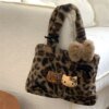 HelloKitty Leopard Plush Bags