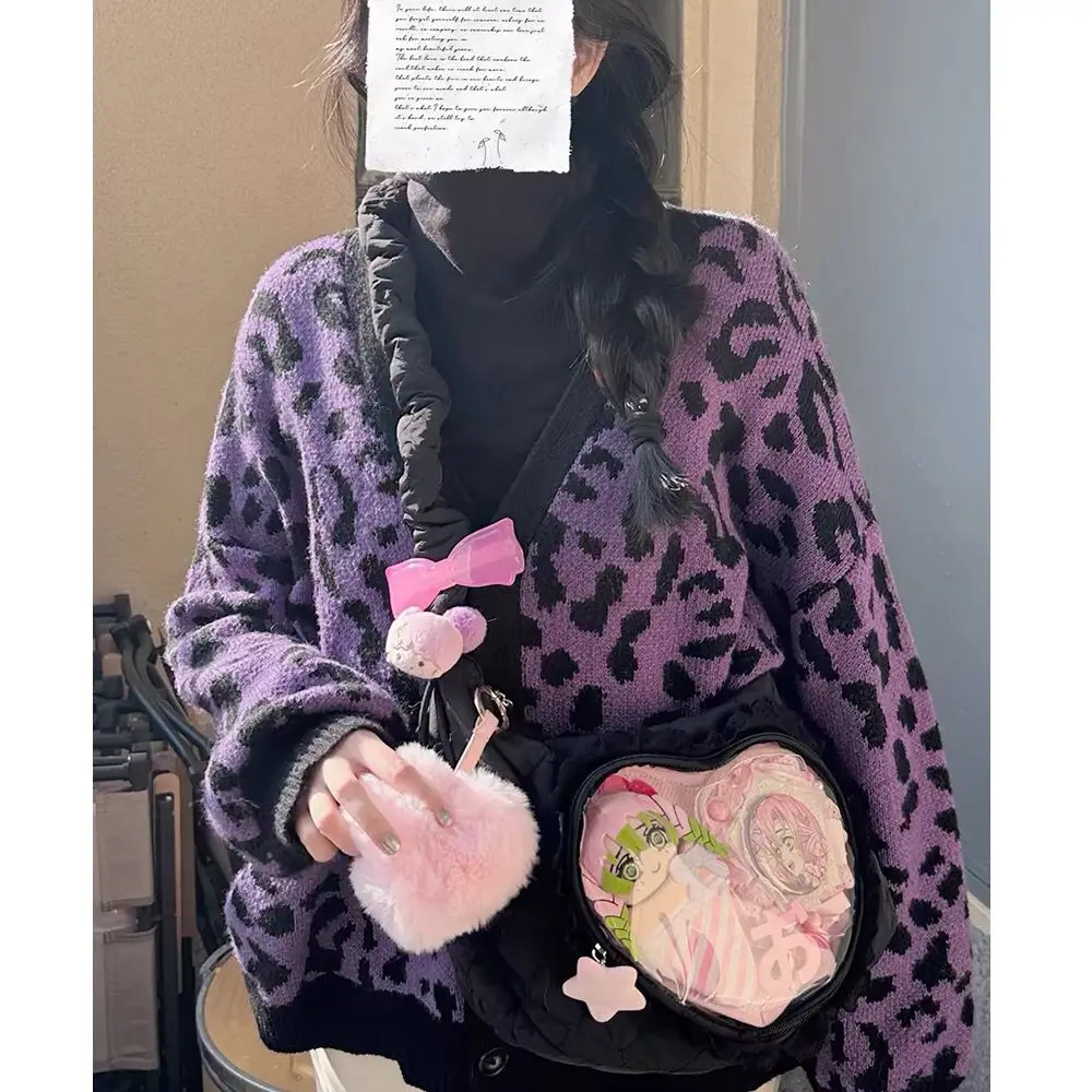 Pleated Love Heart Lolita Jk Ita Bag