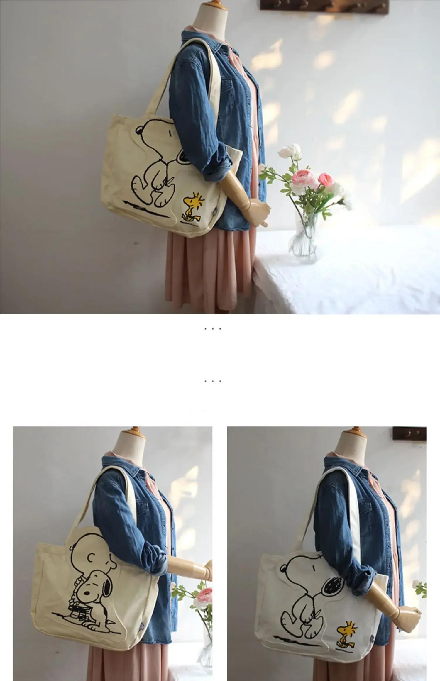 Snoopy Canvas Shoulder Bag