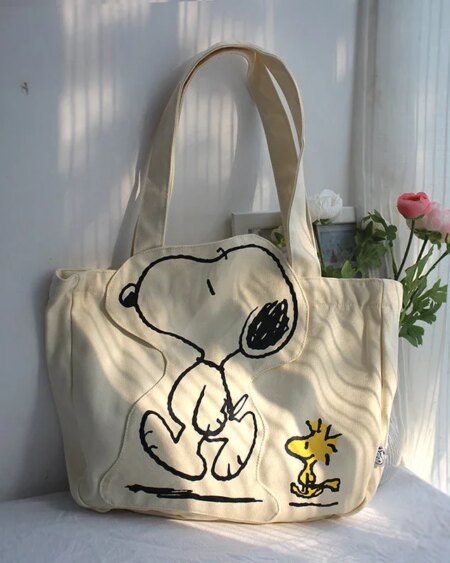 Snoopy Canvas Shoulder Bag