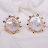 Keshi Pearl Stud Earrings