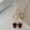 Red Heart Earrings