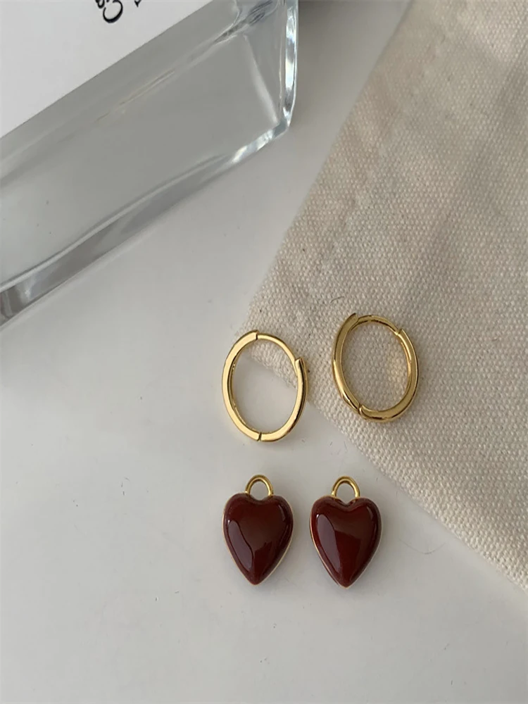 Red Heart Earrings