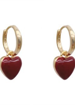 Red Heart Earrings