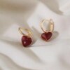 Red Heart Earrings
