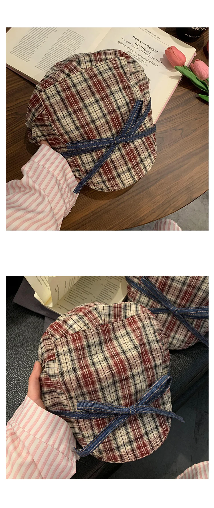 Bow Strap Berets Bow Strap Berets