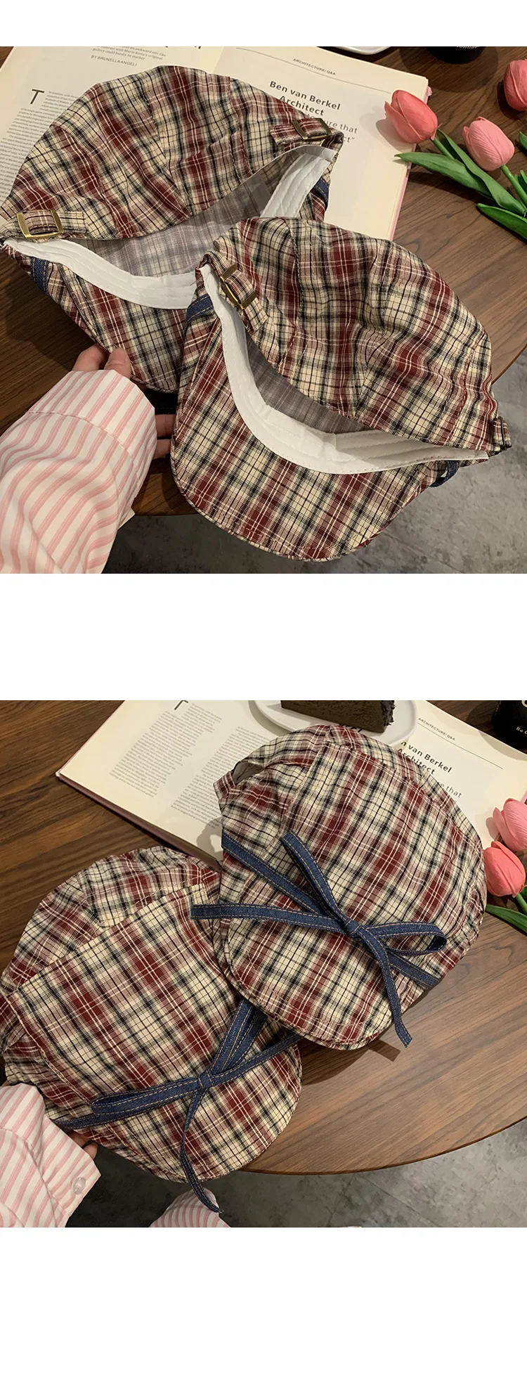 Bow Strap Berets Bow Strap Berets