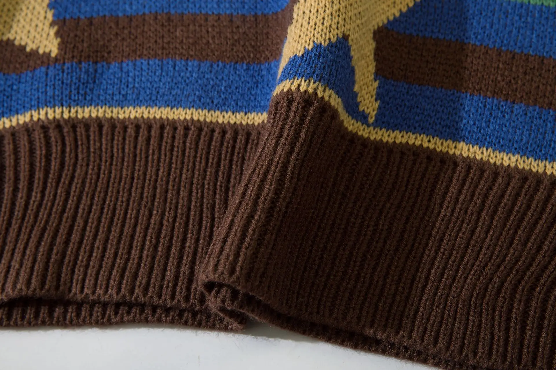 Star Flocking Oversized Knitted Sweater