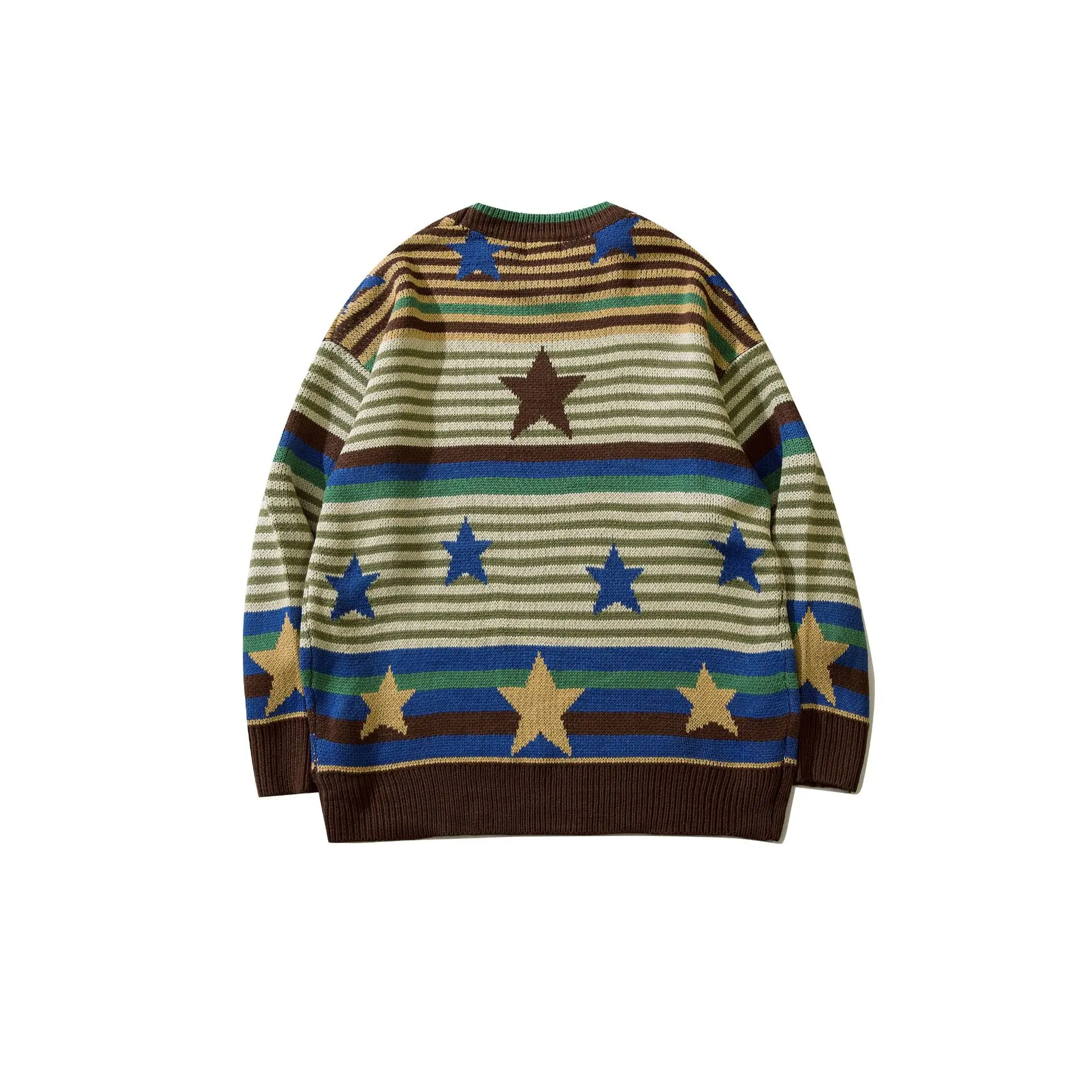 Star Flocking Oversized Knitted Sweater