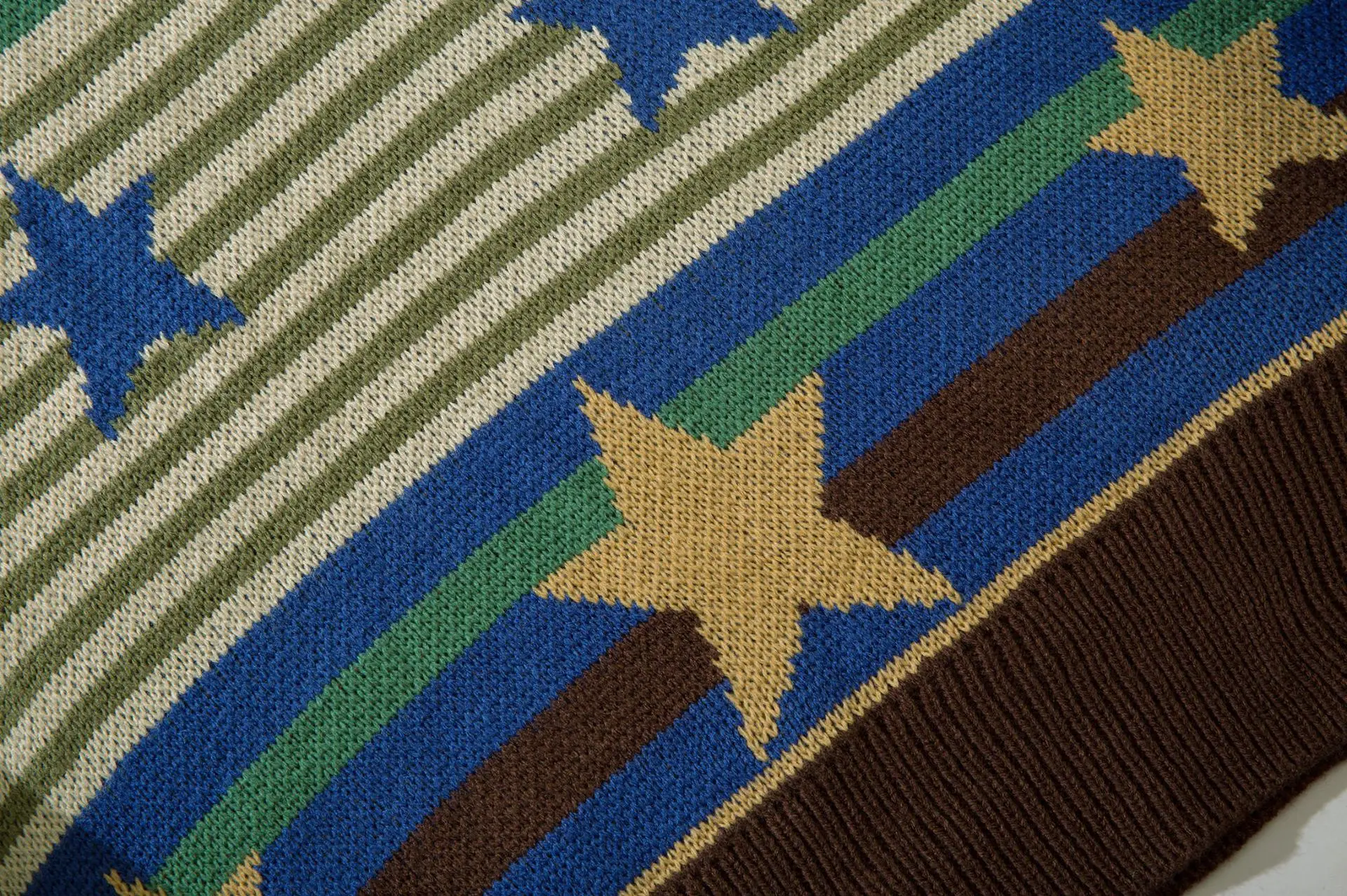 Star Flocking Oversized Knitted Sweater