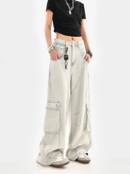 Vintage Straight Baggy Denim Pants