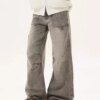 Women’s Grey Baggy Jeans