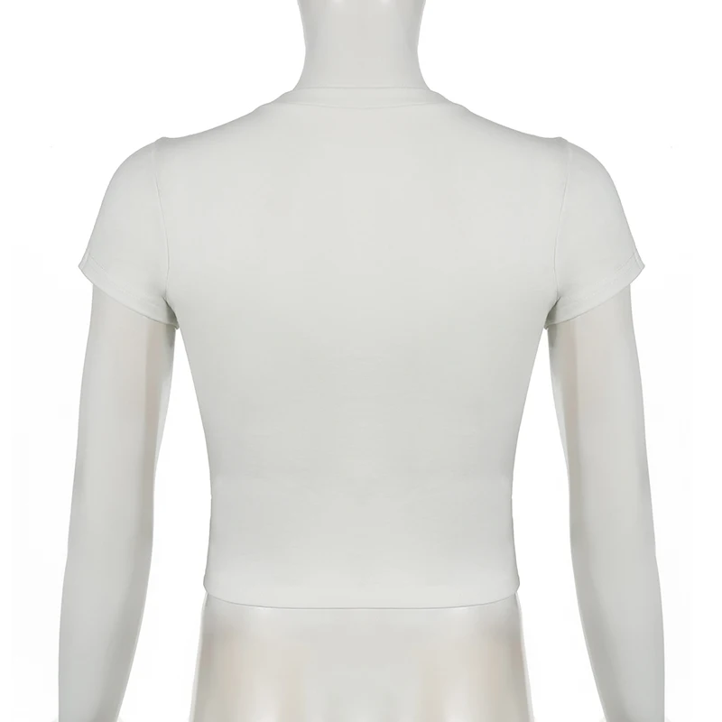 Cate Print Slim-fitting Tees