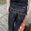 Vintage Embroidery Black baggy Jeans Vintage Embroidery Black baggy Jeans