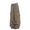 Brown Y2k Cargo Baggy Jeans