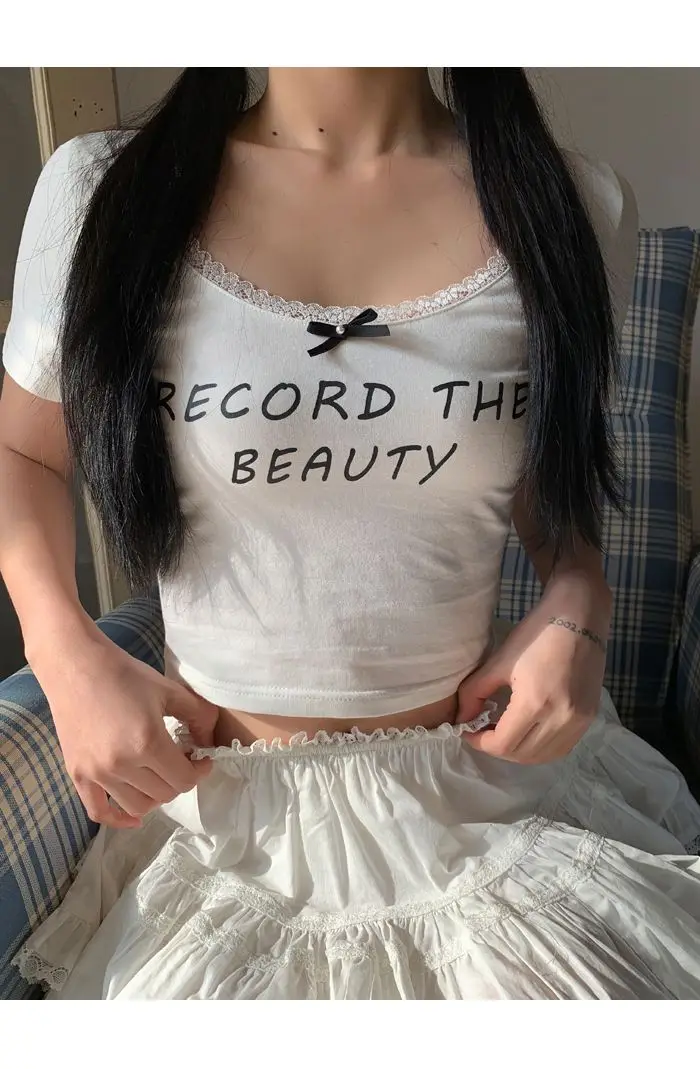 Coquette White Ruffle Mini Skirt