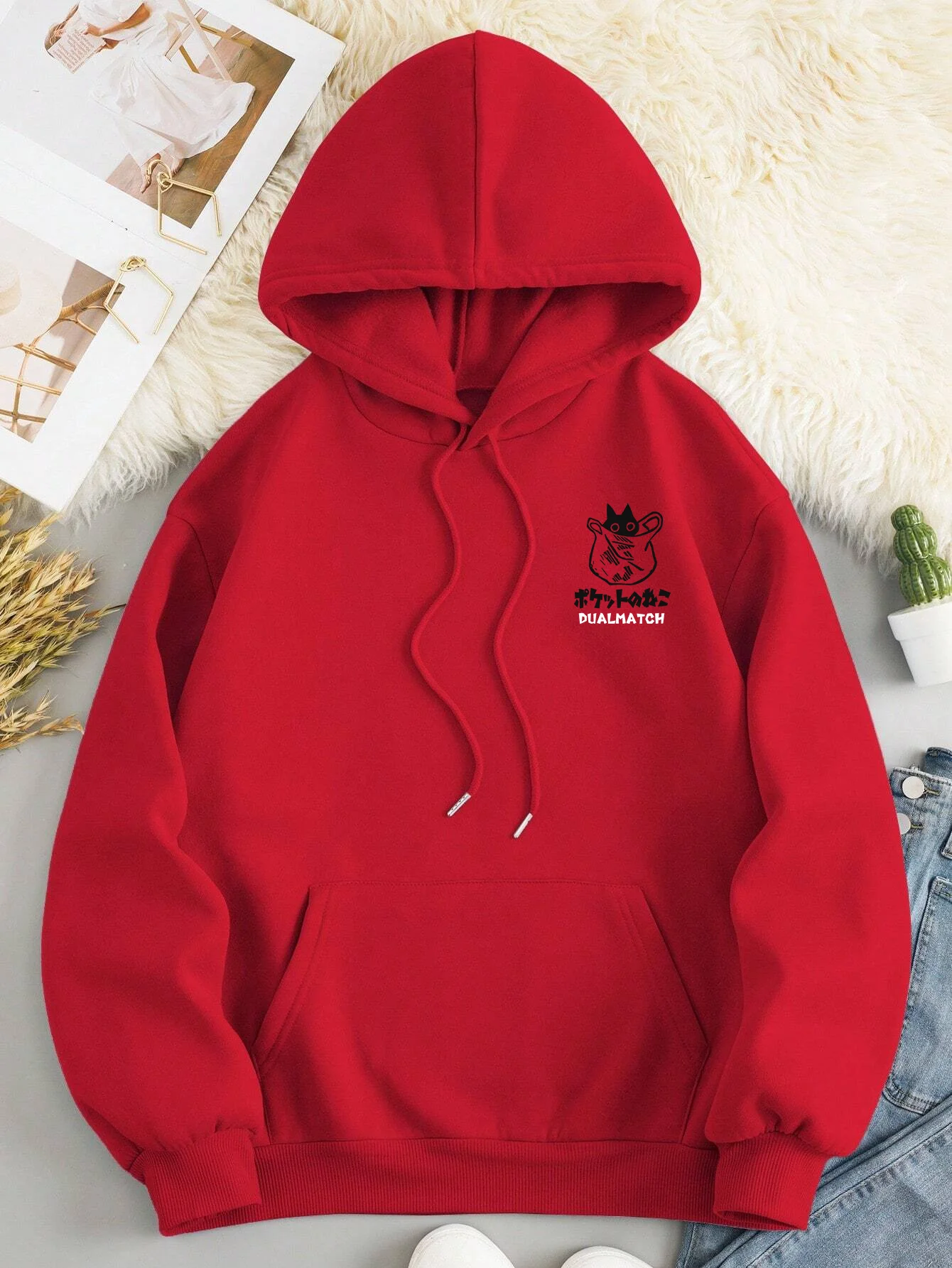 Cute Cat Cartoon Printed hoodies