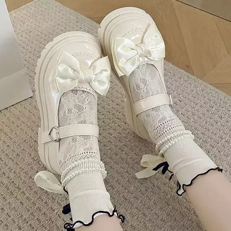 Kawaii Pearl Chain Mary Jane