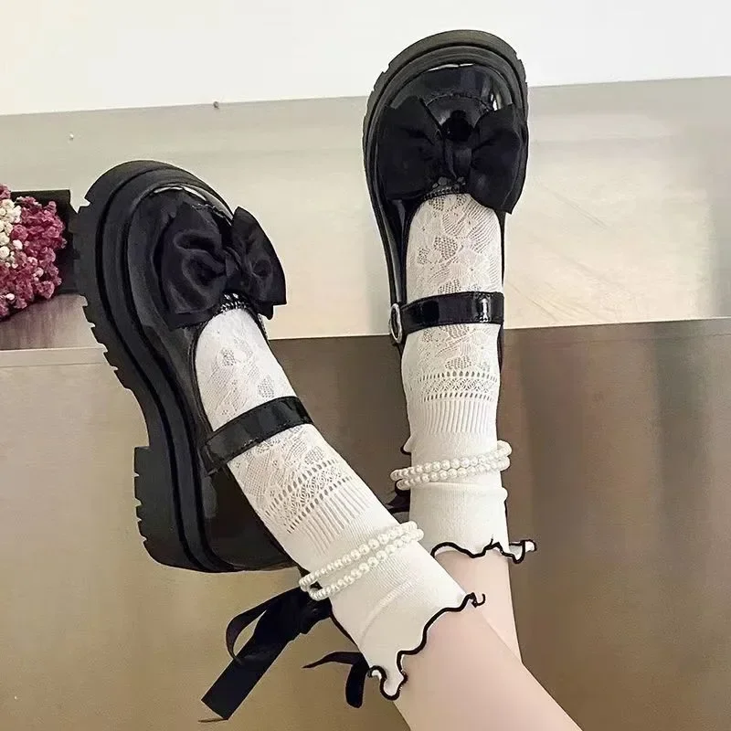 Kawaii Pearl Chain Mary Jane