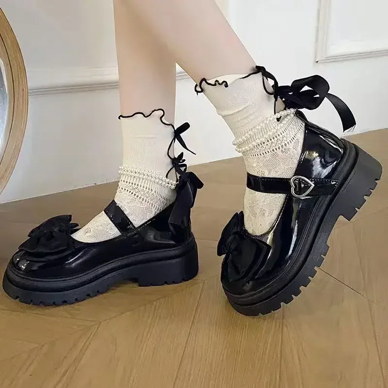 Kawaii Pearl Chain Mary Jane