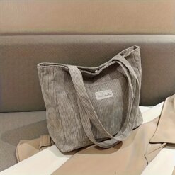 Large Capacity corduroy Tote Bag