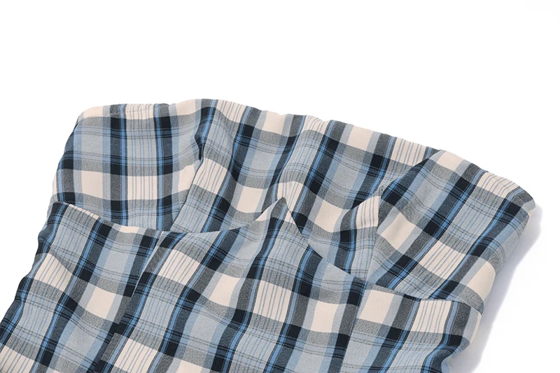 Plaid Retro FlowerTank Dress