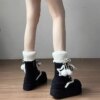Round Toe Plush Fleece Boots