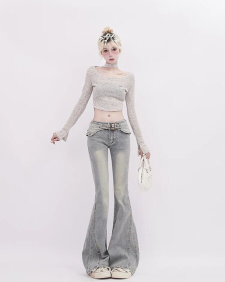 Tide Vintage Low Rise Flare Jean