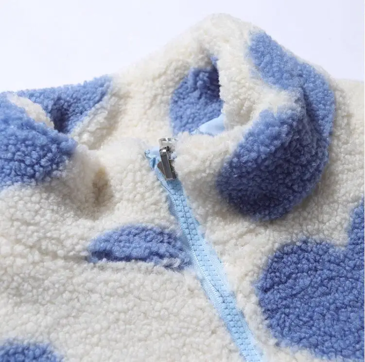 love lambswool cotton-padded double-sided jacket