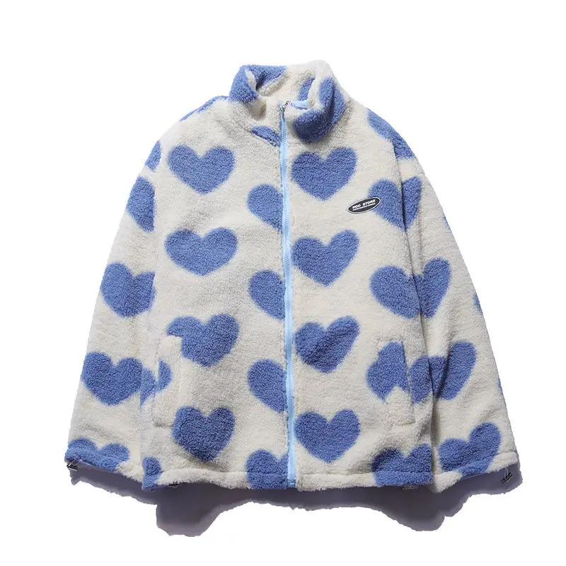 love lambswool cotton-padded double-sided jacket