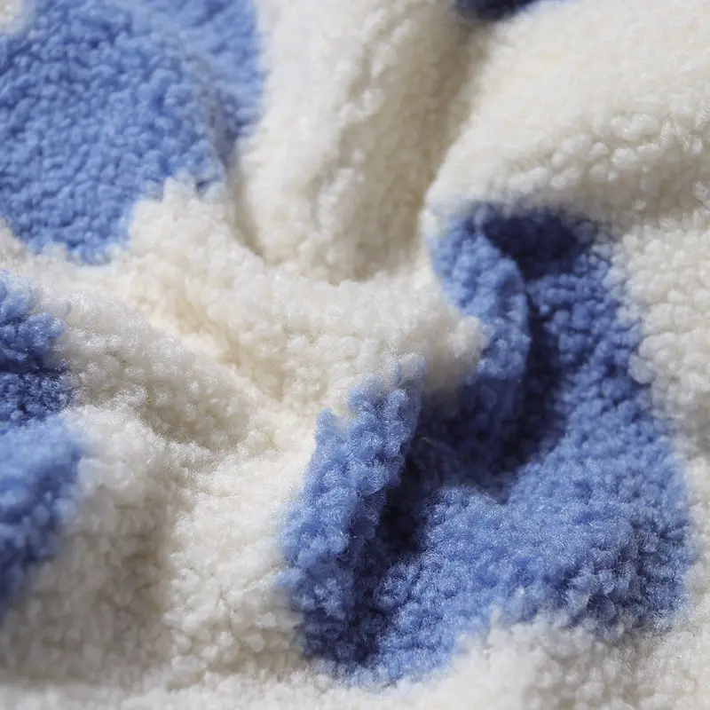 love lambswool cotton-padded double-sided jacket