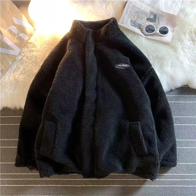 love lambswool cotton-padded double-sided jacket