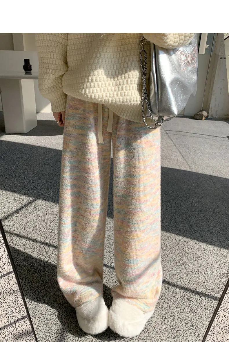 weet Rainbow Tie-dye Women Pants