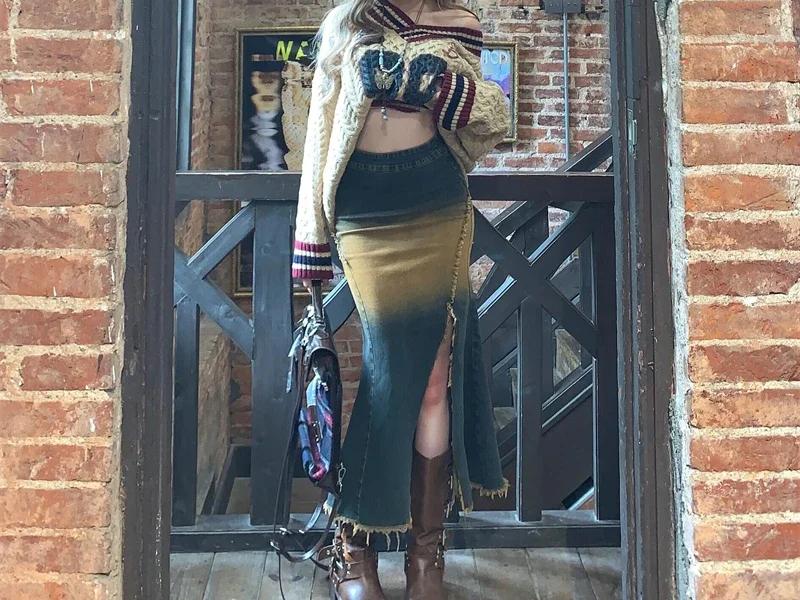 Oversized Korean Preppy Style Letter Print Loose Sweater Oversized Korean Preppy Style Letter Print Loose Sweater