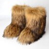 Fluffy Mid-calf Boots