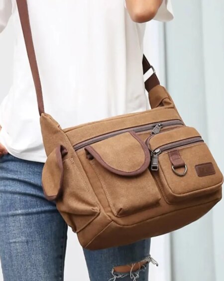 Casual Sling Unisex Vintage Bags