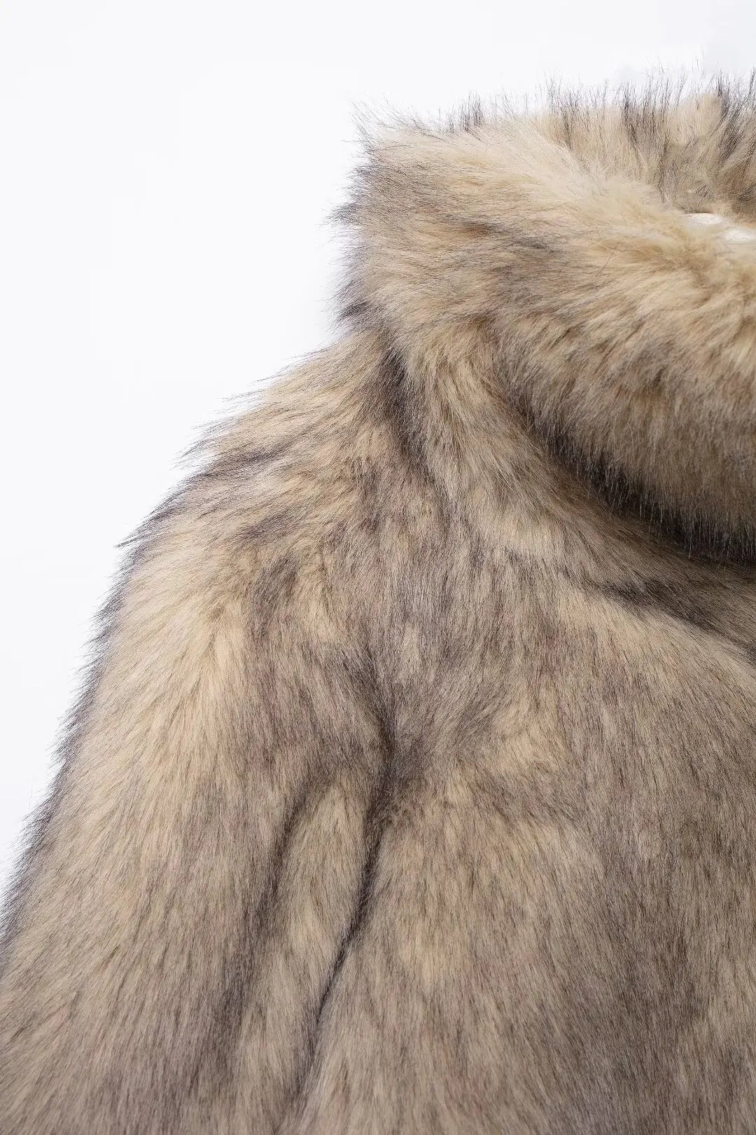 High Collar Faux Further Casual Coat High Collar Faux Further Casual Coat