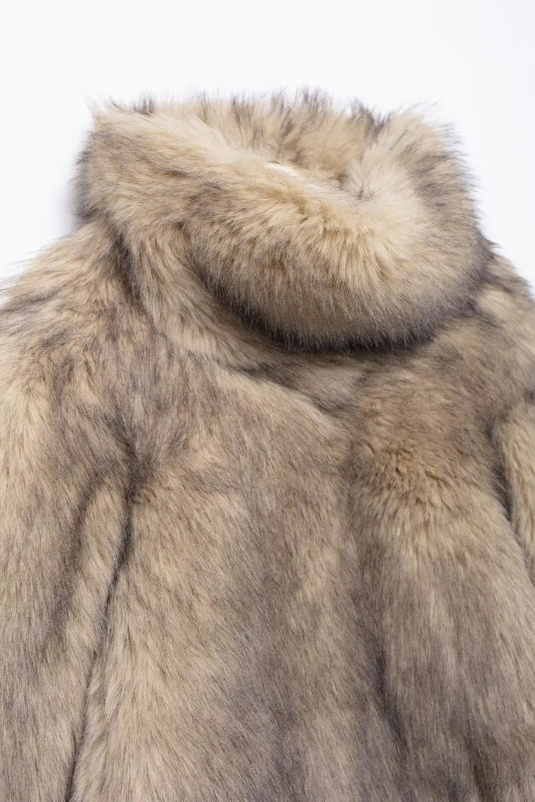 High Collar Faux Further Casual Coat High Collar Faux Further Casual Coat
