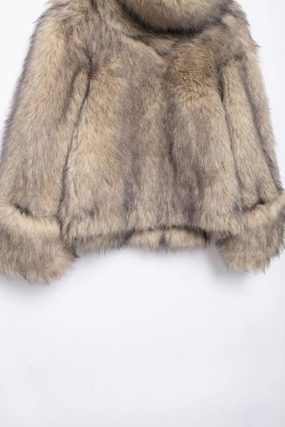 High Collar Faux Further Casual Coat High Collar Faux Further Casual Coat