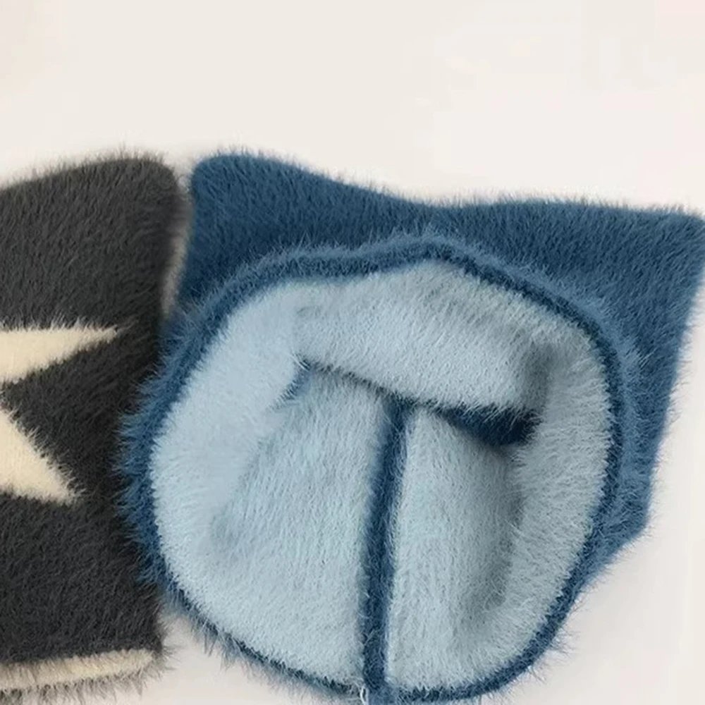 Butterfly Cat Ears fleece Hat Butterfly Cat Ears fleece Hat