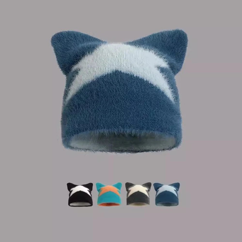 Butterfly Cat Ears fleece Hat Butterfly Cat Ears fleece Hat