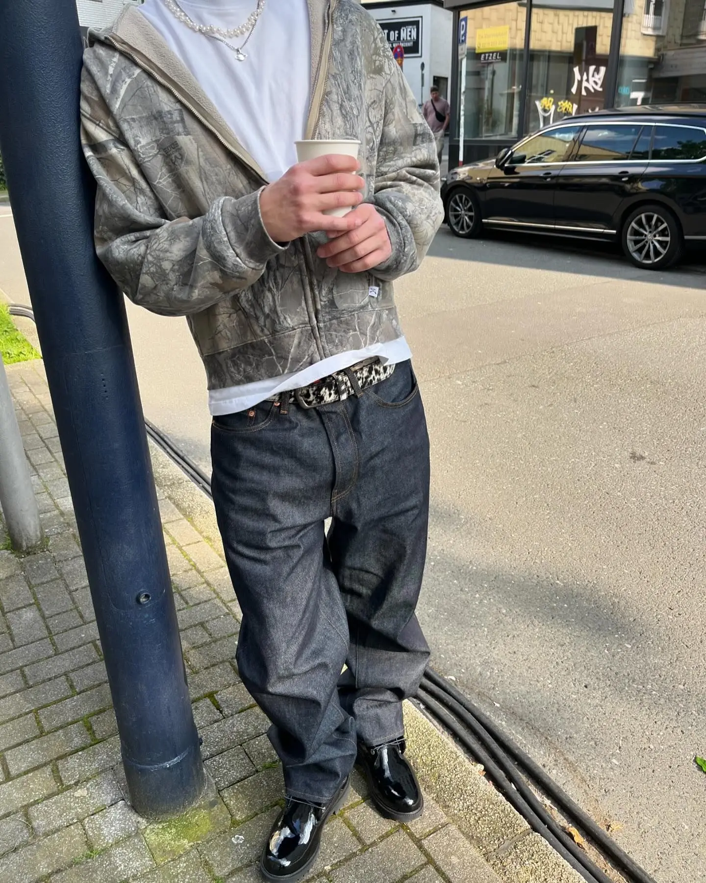 Unisex Oversized Camouflage Hoodie