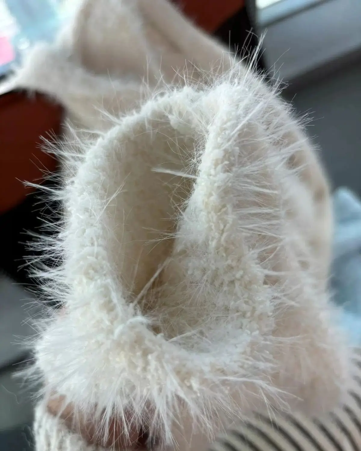 Casual White Knitted Cardigan