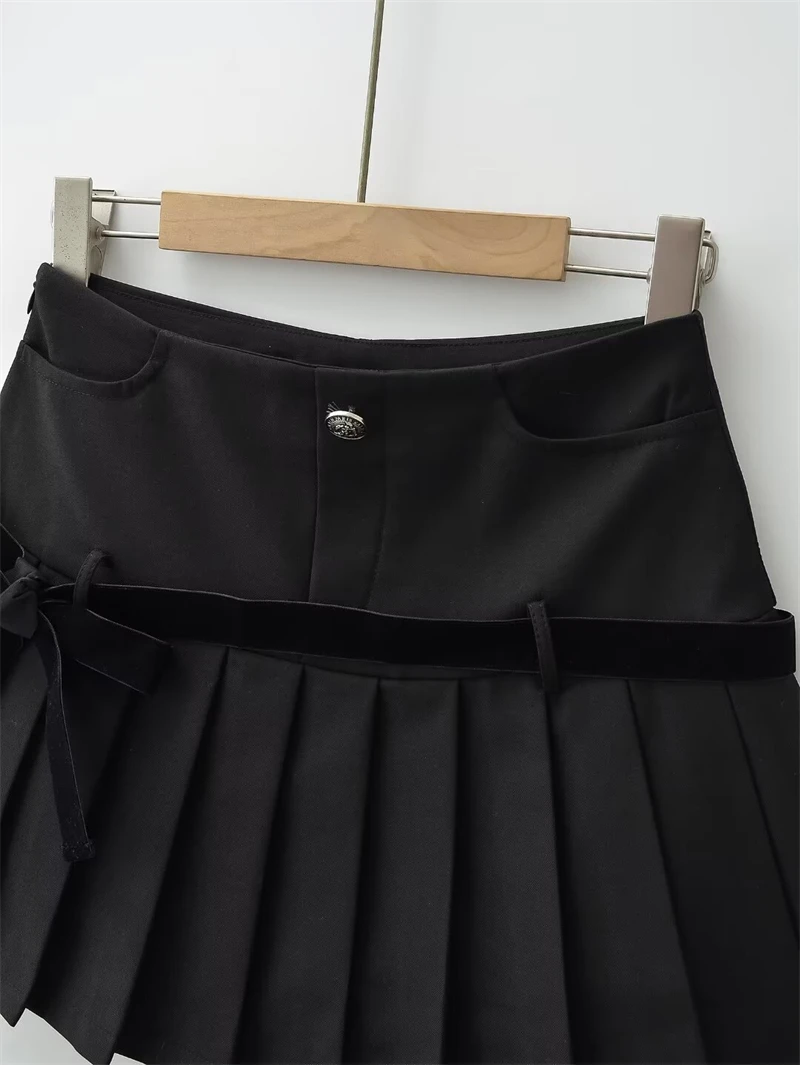 Y2k A-line Pleated Mini Skirt