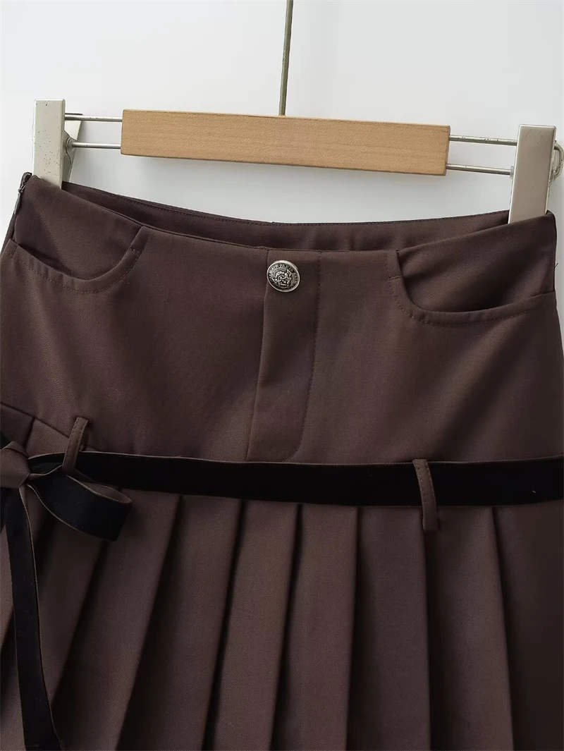 Y2k A-line Pleated Mini Skirt