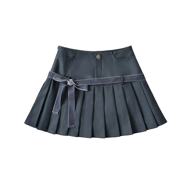 Y2k A-line Pleated Mini Skirt