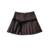 Y2k A-line Pleated Mini Skirt