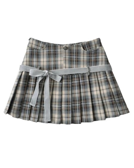 Y2k A-line Pleated Mini Skirt