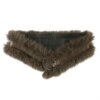 2000s Faux Fur Leather Belt